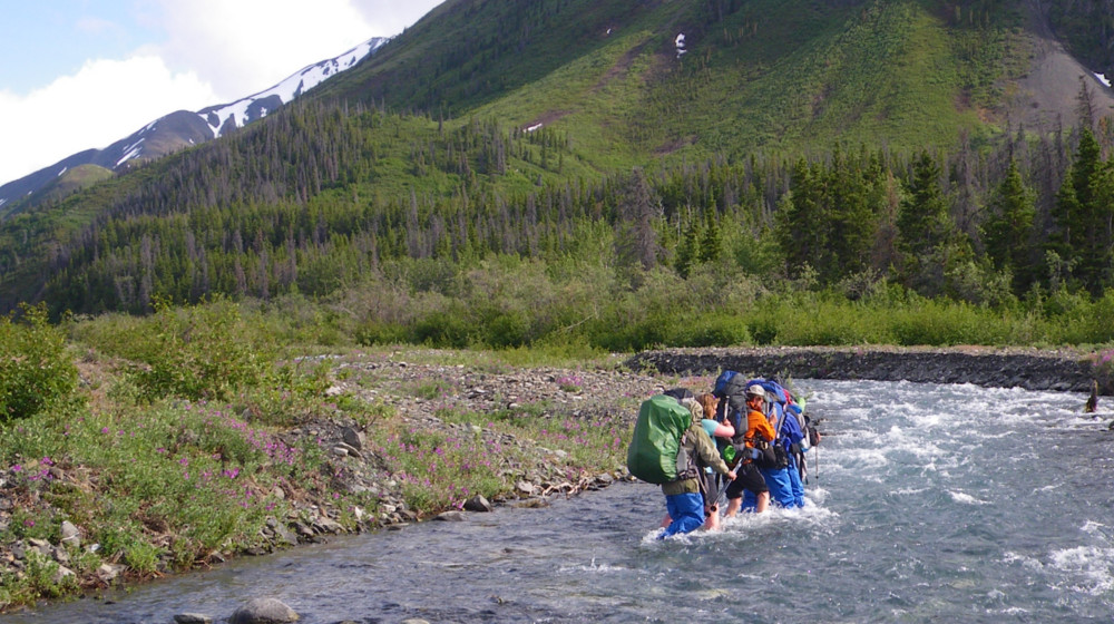 There are several streams and creeks to cross along the route, often the crux of the route depending on rain and snowmelt